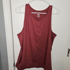 Old Navy Relaxed Tank Top in Heather Red